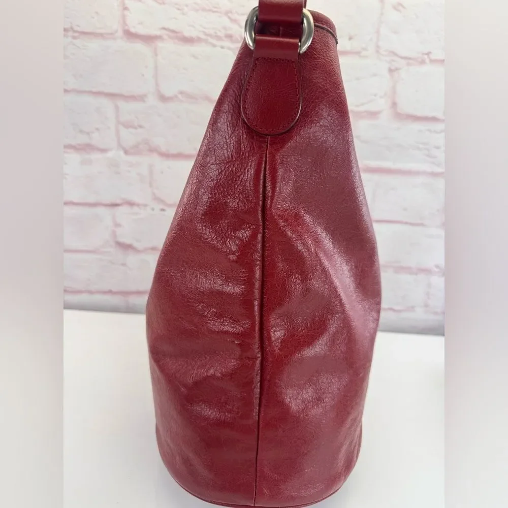 Gucci Morpheus Large Distressed Red Leather Hobo